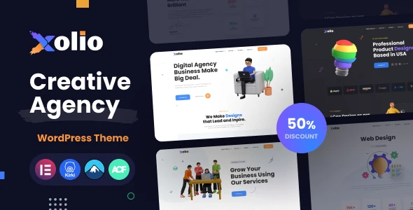 Xolio – Creative Agency & Portfolio WordPress Theme